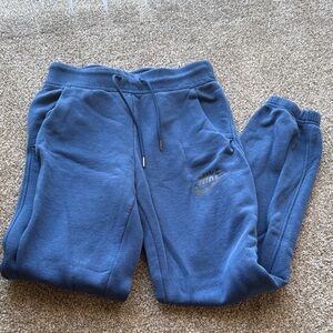 Nike Blue Fleece Jogger Pants